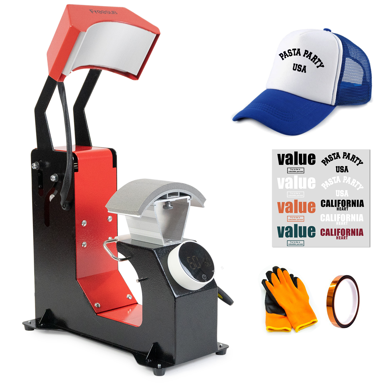 Freesub Automatic Cap Heat Press machine 