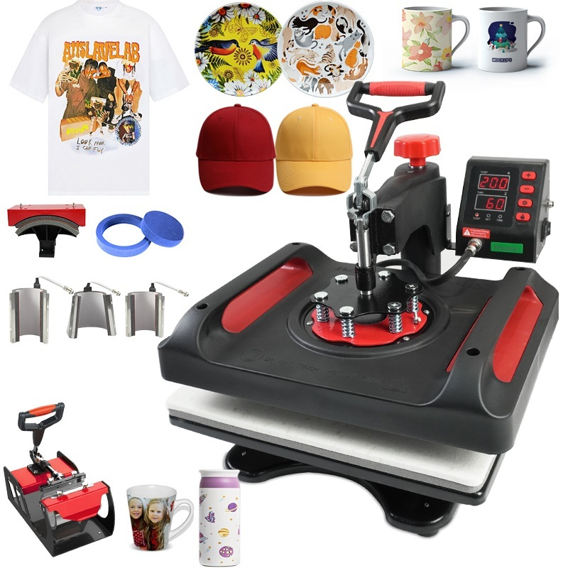 Freesub cheap combo heat press machines 